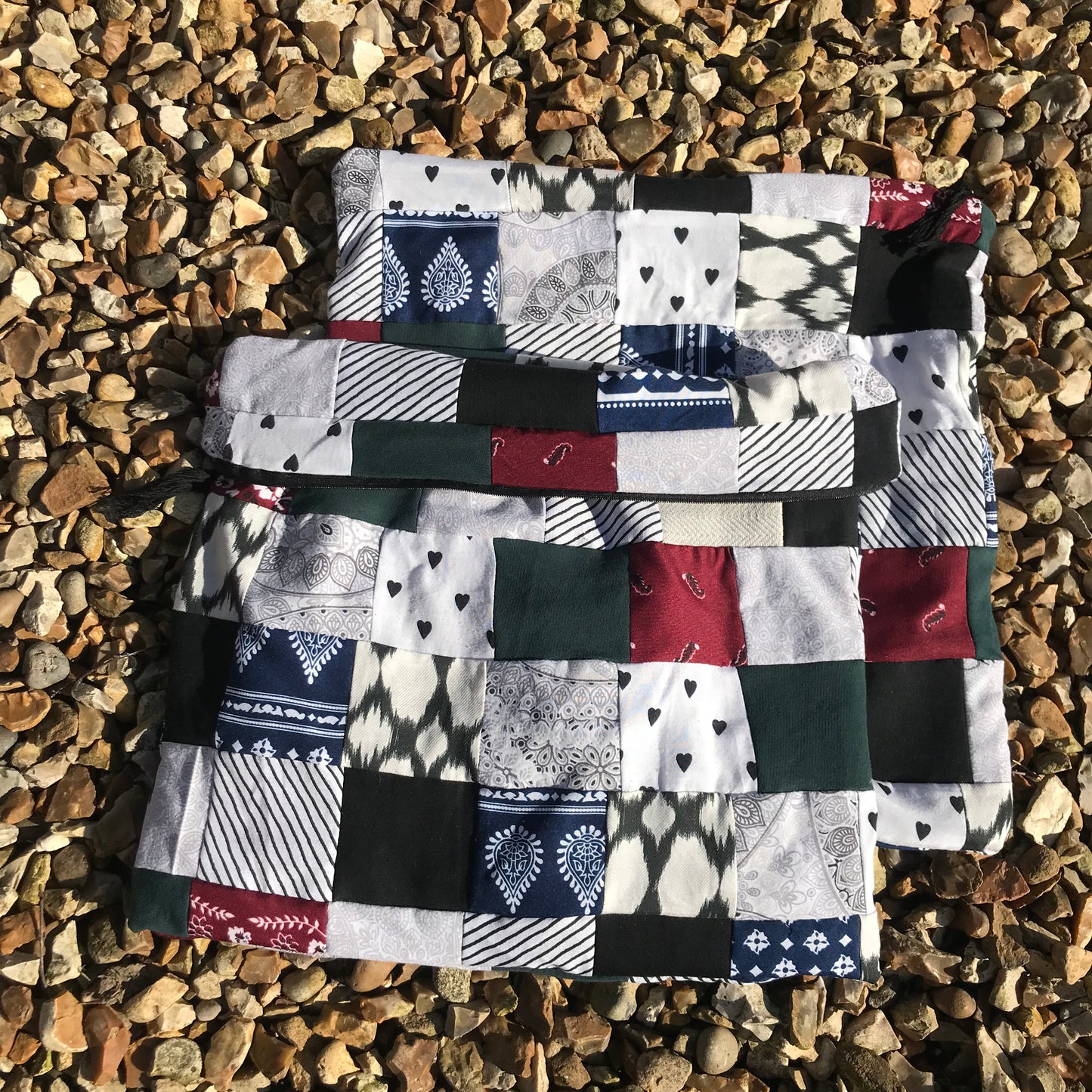Coraline patchwork project bags