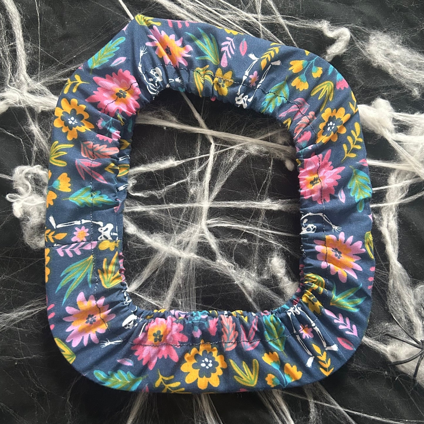 Floral dead (Navy) Grime Guard (Available for Q-snaps and Nurge Hoops