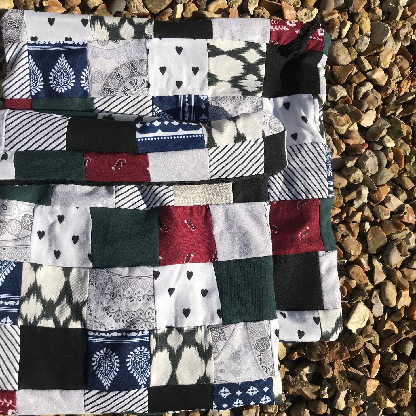 Coraline patchwork project bags