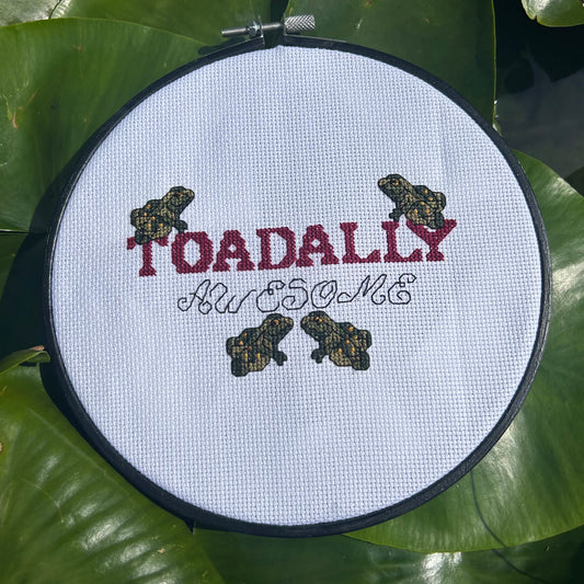 Toadally Awesome Cross-Stitch Kit